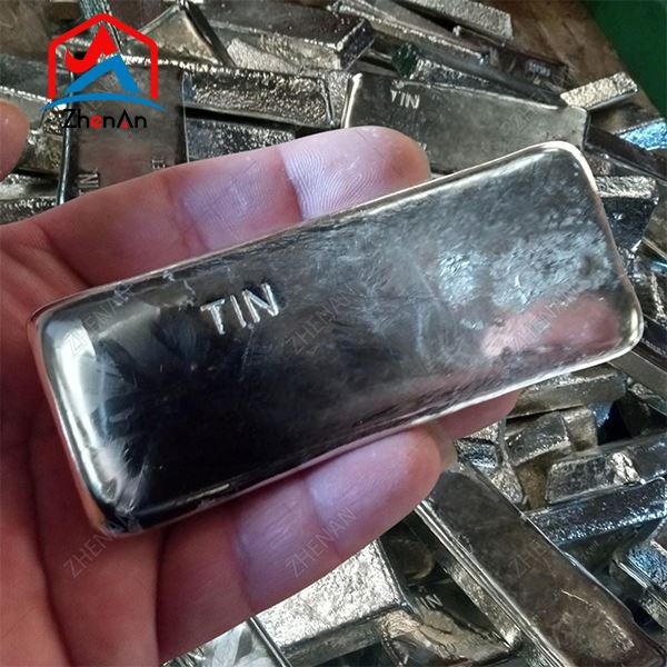 অ্যাপ্লিকেশনের জন্য উচ্চতর মানের টিনের ইনগটস
